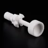 Chiodo in ceramica 2IN 1 14mm 18mm Chiodo in ceramica regolabile a doppio snodo per tubi in vetro per bong ad acqua