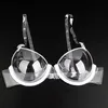 Women Sexy Push Up Lingerie Bras Underwear TPU PVC Transparent Clear Bra Ultra Thin Straps Invisible Bras Best quality