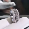 Victoria Wieck Vecalon Sparkling Luxury Jewelry 925 Sterling Silver Pave Tiny White Sapphire Cz Diamond Women Wedding Chain Rotata212e