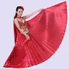 2016 nouveau Style professionnel blanc danse du ventre Costume aile danse du ventre tissu Transparent isis ailes couleur dorée