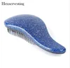 Hair brush detangle Tool Salon Free Styling Tamer Detangle Free Handle Glitter Brush Shower Comb