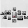 11pcs Wooden Multi Photo Frame Picture Frames Wall Hang Collage Black & White Set CH0032