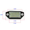 Ventes d'usine 2 pièces 24SMD aucune erreur numéro de LED lampe de plaque d'immatriculation de voiture pour Ford Mondeo MK3 2000-2007