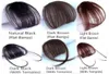 Bangs Clip In Bangs Clip On Bangs 100% Extensions de cheveux humains réels sur le côté Cheveux de haute qualité