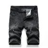 Gersri hommes Denim Shorts jean bonne qualité été jean hommes coton solide droit court mâle décontracté nouvelle marque 318C