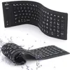 ReHoMi 108 Keys Bluetooth 3.0 Flexible Keyboard Waterproof Foldable Silent Silicone Soft Keyboards for PC Laptop Tablet Smartphone