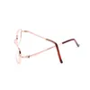 Metall med rörfodral Fashion Colors Gelgasses Fold Män Kvinnor Transparent läsglasögon unisex 10 till 402514968