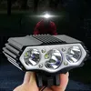 F3 strong light USB bicycle headlights 3T6 mountain bike rechargeable strong light LED lamp professional bicycle lamp