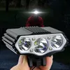 F3 Stark Light USB Cykelljus 3T6 Mountain Bike Uppladdningsbar Stark ljus LED-lampa Professionell cykellampa