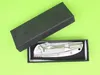 Allvin Manufacture Flipper Folding Knife 9Cr18 Satin Tanto Blade Steel Handle Ball Bearing EDc Knives