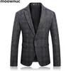Nya Blazers Men 2018 Mens Casual Coat Skinny Mäns Höst Blazer Klänning Homme Single Button Suit Jackor Man Plus Size M-5XL