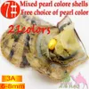 #7 (Yellow) 6-8mm Akoya Oyster Oval Pearl Oyster Wholesale, Customizable Dyed Pearl