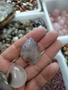 Naturalny Ocean Chalcedony Trawa Kwiat Wisiorek Naturalny Agata Kamień Wisiorek