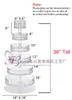 7 Tier Chandelier crystal cake stands Cupcake Tower Stand wedding Party Cake Towerwedding centerpieces4991041