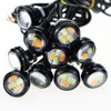 10pcs Car Styling 23mm 5730SMD Dual Color White Amber Eagle Eye LED DRL Turn Lights For Car motor truck offroad6032318