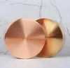 Nordic chic style metal copper pure copper round brass oval storage/tea tray gold Ins popular product decoration orname