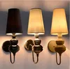 220V moderne korte slaapkamer studie wandlichten eenvoudige bedlamp creatieve woonkamer wandlampen