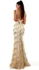 Evening Wear Dresses V Neck Plus Size Maxi Long Dresses Glitter Sequin Dresses Whole Bandage Backless Celebrity Prom Cocktail 9885585