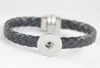 2020 hot sales PU magnet interchangeable 18mm women's vintage DIY snap charm button cuff bracelets noosa style bracelets 20pcs/lot