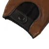 Guanti da uomo in vera pelle Moda Casuals Casual Sheepskin Glove Cinque dita Maschio Guida in pelle Guanti in pelle sfoderati M023W