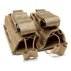 Airsoft engrenagem assalto combate bolsa colete camuflagem pacote rápido cartuchos clipe portador de munição titter tactical mag quatro revista bolsa no11-538