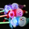 Noël LED Clignotant Bâtons Jouets Lumineux Enfants Noël Bonhomme De Neige Décoratif Avec Glow Stick Bébé Nouvel An Cadeaux