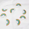 Patch DIY Rainbow Patches voor kinderkleding Opstrijkbare geborduurde patch Motif Applique194h