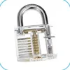 Clear Transparent Padlock Practice Lock - Locksmith Training Practice Lock for Beginners