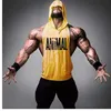 Nouvelle marque Animal Fitness Stringer Hoodies Muscle Shirt Bodybuilding Vêtements Gyms Débardeur Hommes Sporting Sans Manches T shirts2421