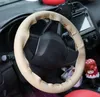 New 4 Color DIY Texture Soft Auto Car Steering Wheel Cover with Needles and Thread Artificial Leather Car Covers Hot Car-styling