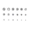 0 1CT-8 0CT3 0mm-13 0mm G H Color VVS Clarity Round Brilliant Synthetic Certified Diamond Moissanite Diamond Test Positive232R