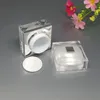 15g 30g 50g kvadratisk form akrylflaska burk lotion pump flaska vit färg akrylkräm burk 30ml 60ml 120ml F20173580