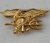 US Navy Seal Eagle Anchor Trident Mini Medalla Uniforme Insignia Insignia Insignia de oro Halloween Cosplay Juguete