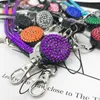 Bling Crystal Rhinestone LANYARD with Retractable Reel Cell Phone Strap 37 Colors For Choose