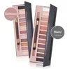 À prova d 'água 12 Cores Shimmer Ou Matte Eyeshadow Paleta de Maquiagem de Longa Duração Sombra Natural Sombra Com Escova