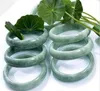 Sugerowana cena detaliczna $ 50 Gorąca sprzedaż 100% Nowa Naturalna Jade Bransoletka 12mm-15mm o średnicy 52 mm-65mm Darmowa wysyłka