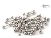 Punk mode kvinnor kropps smycken öron studs broskelix tragus piercing örhängen 18g pole rostfritt stål barbell örhängen nagel 50pcs / parti