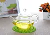 Kinds Heat Resistant Clear Glass Mini Flower Handmade Teapot wInfuser AB1649650