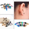 Steampunk Screw Stud Earrings Fashion Stainless Steel Body Piercing Ear ring for Men Women Anti Allergic jewelry