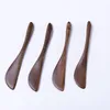 100pcs / lot 빠른 배송 새로운 스타일 15 * 2.5cm 목제 치즈 칼 Nanmu 조반 잼 칼 Flatware LX4707