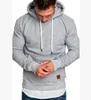 Hommes décontracté à capuche solide sweats à capuche en vrac automne hiver automne nouveaux sweats athlétiques hauts de sport