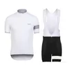 Rapha Quick Dry Bike Clothing Men Pro Team Short Sleeve MTB Bike Cycling Jersey Set Maillot Ciclismo Cycling Wear Sets Y21030617