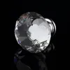 Diamant Shape Design Crystal Glass Knoppar Skåp Drawer Dra Kitchen Skåp Dörr Garderob Handtag Hårdvara för hemkökslåda