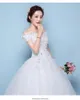 2018 Båthals Appliques Bröllopsklänningar Kristall Elegant Ball Gown Bridal Dress Kvinnor Tulle Bröllopsklänning Vestidos de Novia