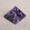 Tropfenverschiffen 6cm Natürliche Traum Amethyst Pyramide Edelstein Pyramide poliert Quarz Kristall Pyramide Heilung für Heimtextilien