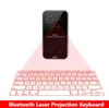 Nowa wirtualna laserowa klawiatura projekcyjna Bluetooth z funkcją myszy do smartfona PC Laptop przenośna bezprzewodowa klawiatura
