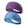 Bandeau de cheveux de Yoga pour femmes bandeau de sport femmes hommes coton noué Turban tête chaîne bandeau de cheveux large élastique Sport bandeau