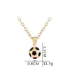 Wholesale New Fashion Football Charm Pendants Necklaces Personalized Sports Team Gift Jewelry for Boys Free shipping