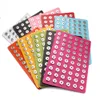 Snap Button Jewelry Stand 12mm 18mm Snaps Buttons Display 10 Colors Black Leather for 60 PCS Display Holder