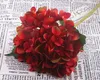 Artificial Hydrangea Flower Fake Single Hydrangeas 17 Colors for Wedding Centerpieces Home Party Decorative Flowers GA306